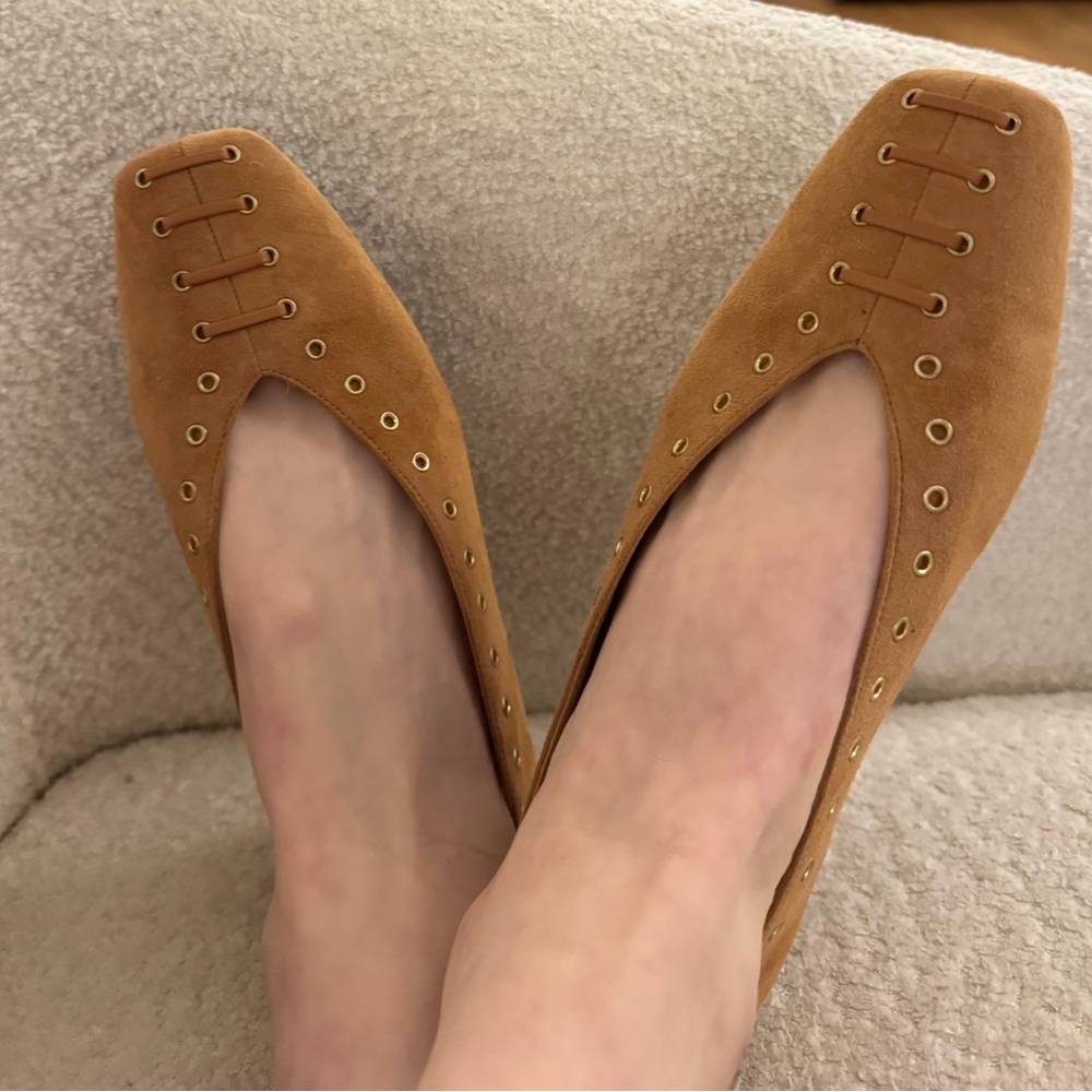 M.Gemi Suede Mina Flat - 6.5